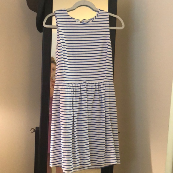 Dress with pockets! Blue and white stripes - Picture 1 of 2